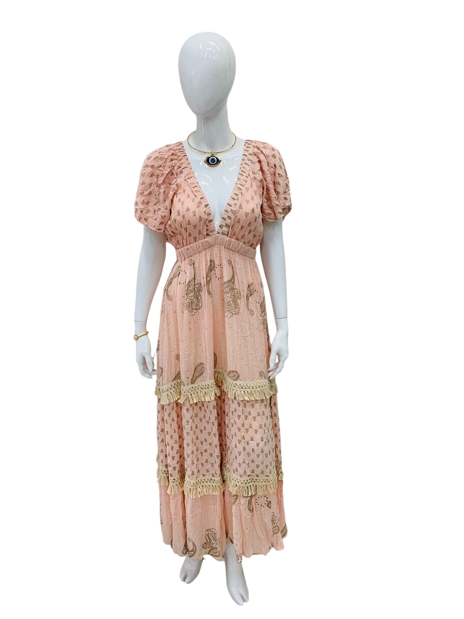Emily Pink Long Dress. Emily Pink Long Dress.